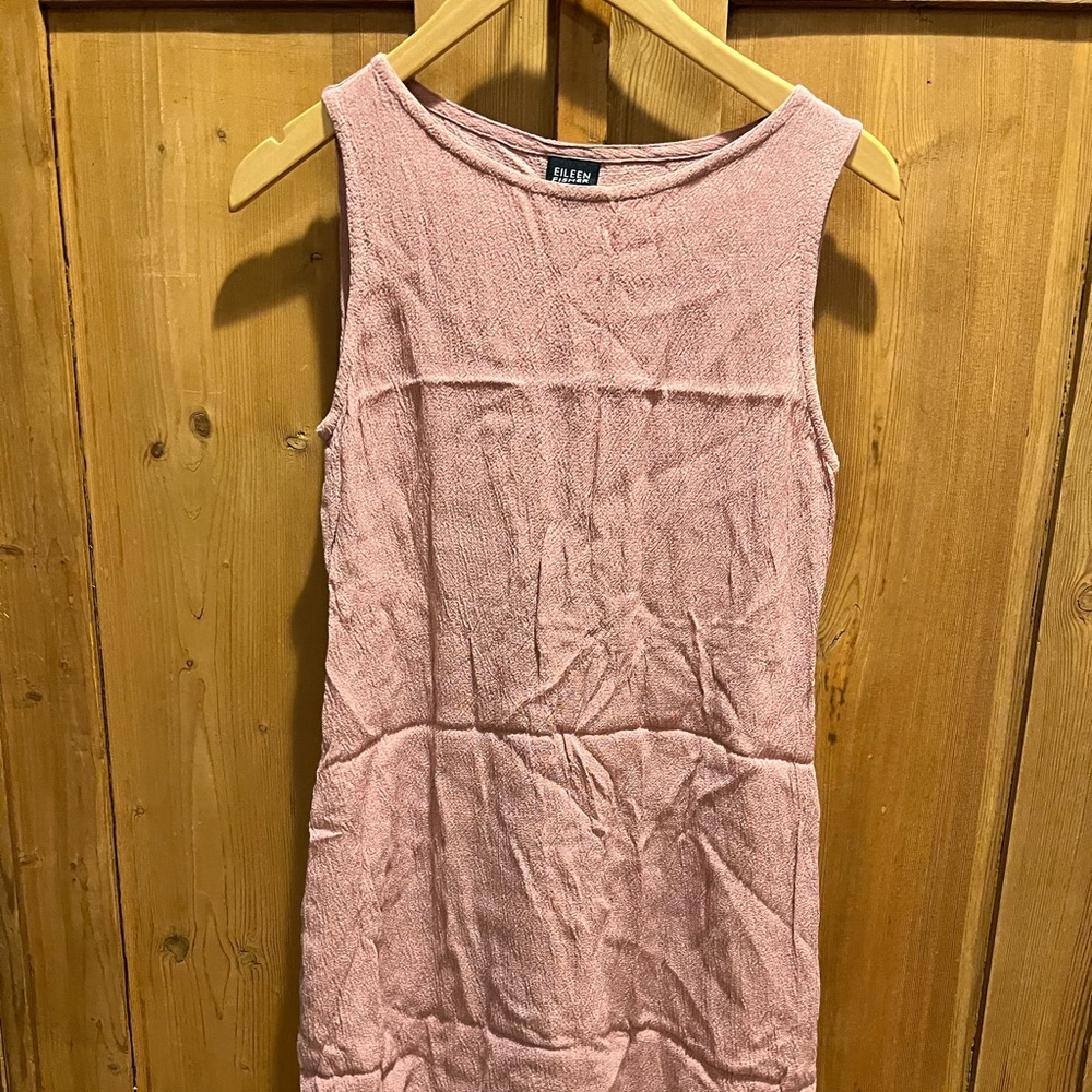 COPY - Eileen Fisher light burnt rose color summer dress XS